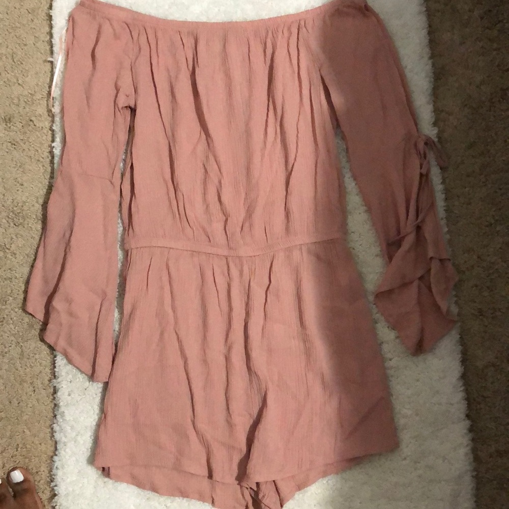 Dusty rose romper